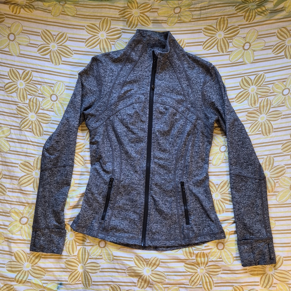 lululemon athletica Heathered Black Define Jacket